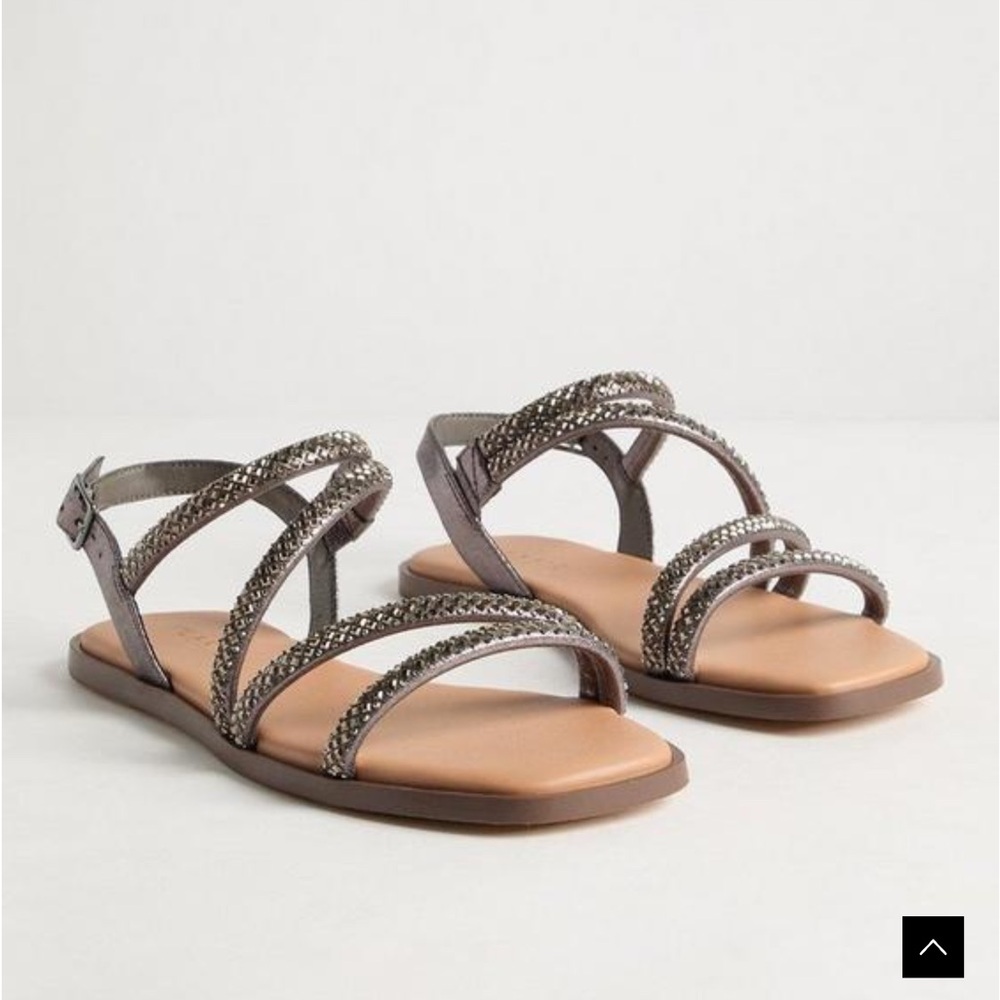 Torrid Silver Strappy Sandals